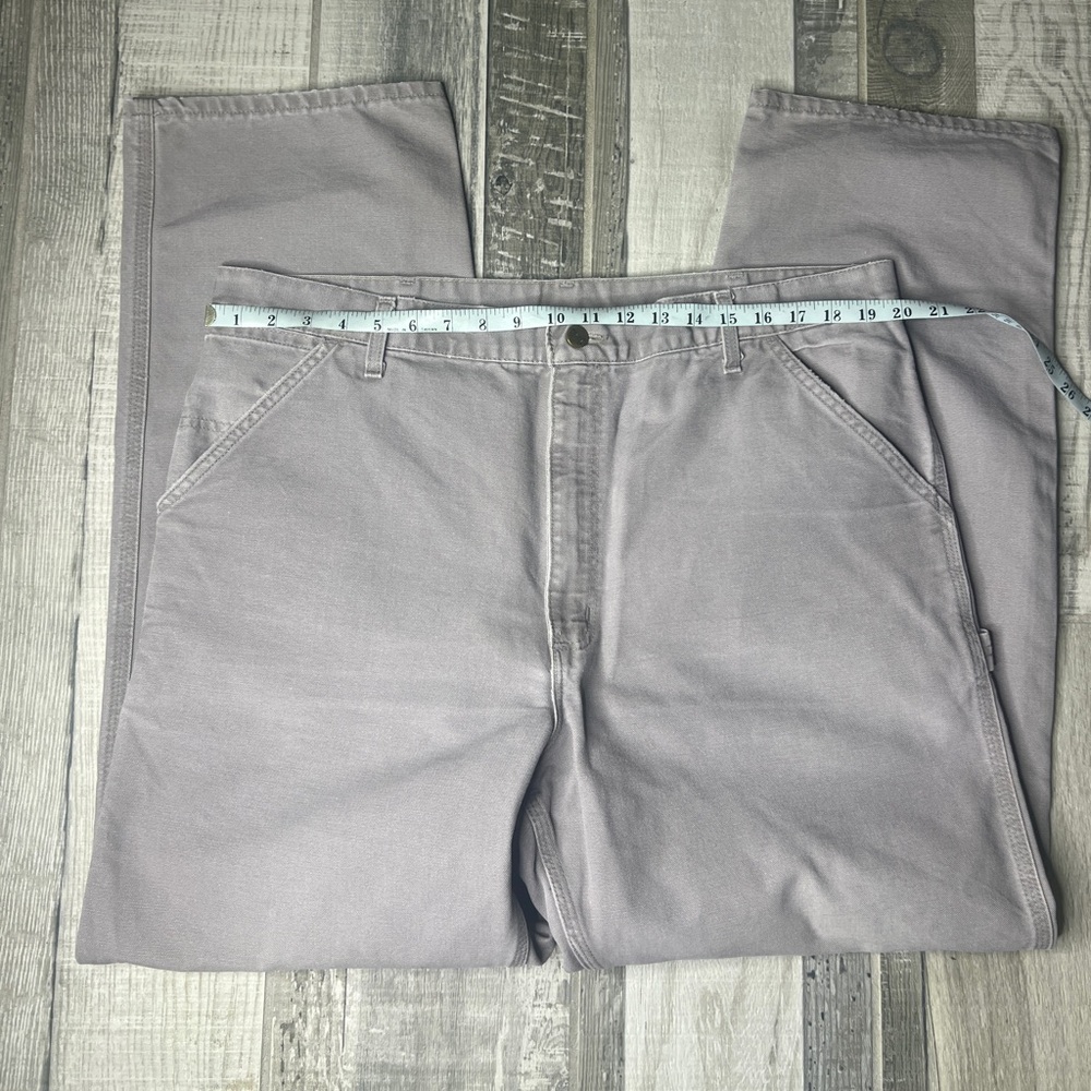 Carhartt B11 Carpenter 40x32 Cement Color Cotton Pants - Picture 7 of 11
